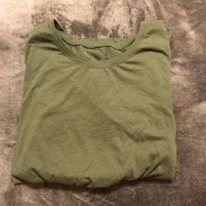 Long sleeve green shirt